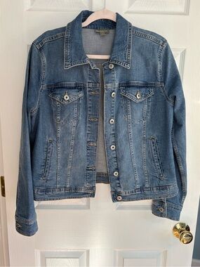Style & Co. Medium Blue Denim Jacket - Women's Jean Jacket